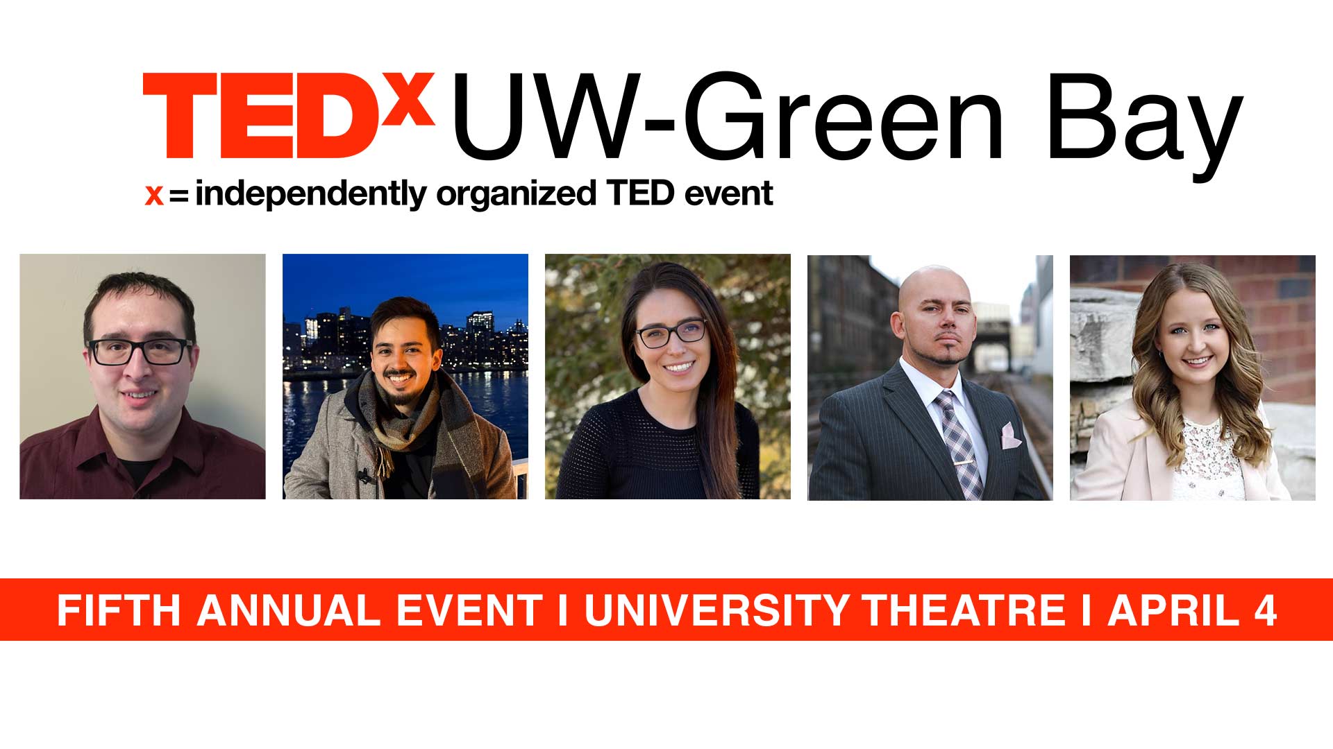TEDx 2024 UW-Green Bay Speakers